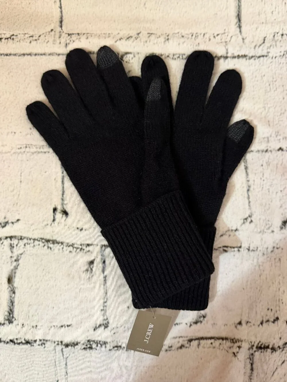 J. Crew Cashmere tech-touch gloves